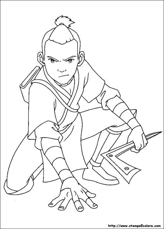 Disegni Avatar - La leggenda di Aang