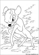 66 Disegni di Bambi da Colorare