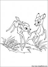 66 Disegni di Bambi da Colorare