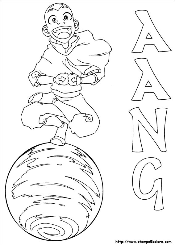 Disegni Avatar - La leggenda di Aang