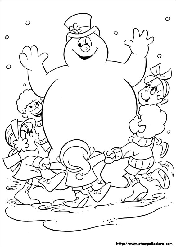 Disegni Frosty il pupazzo di neve