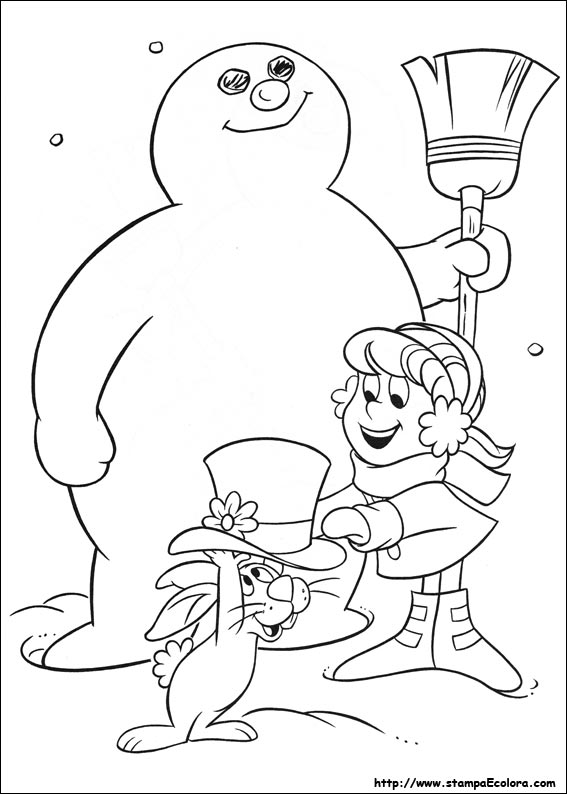 Disegni Frosty il pupazzo di neve