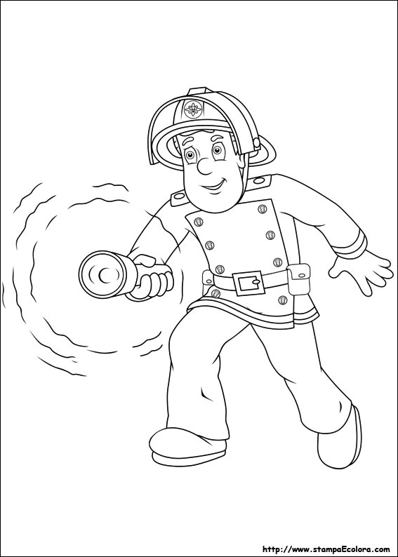 Disegni Sam il pompiere