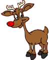 Rudolph, il cucciolo dal naso rosso da colorare