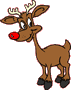 Disegni di Rudolph, il cucciolo dal naso rosso
